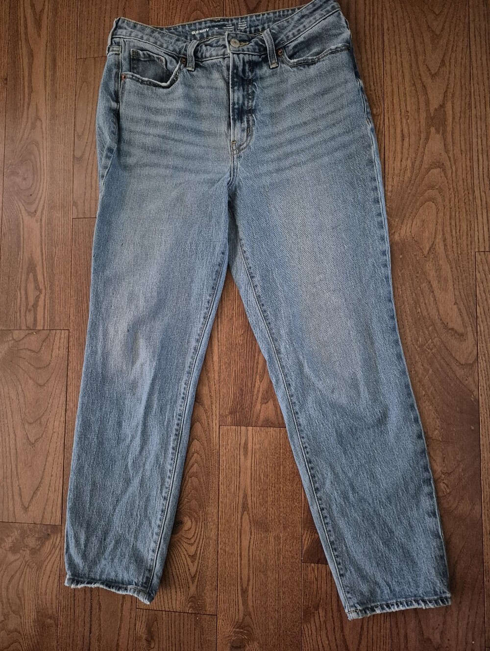 Old Navy Women's Light Blue Straight Leg Jeans Size 10